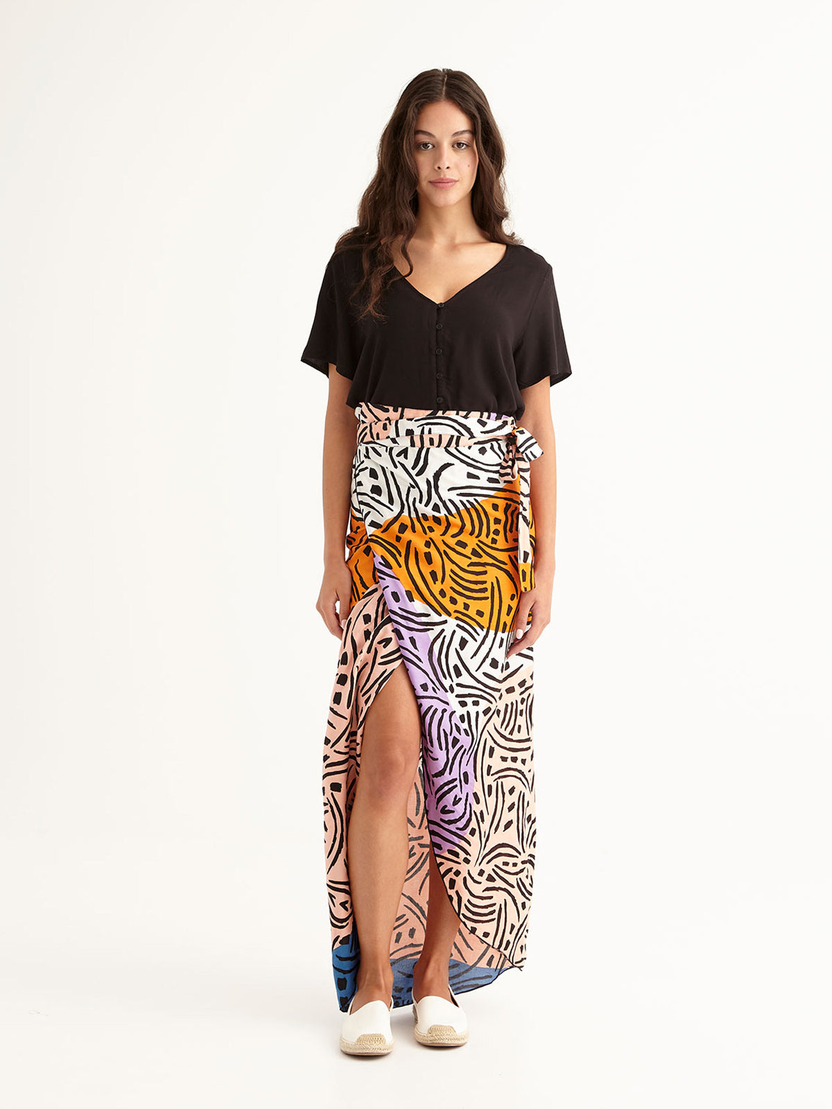 LONG WEEKEND wrap skirt