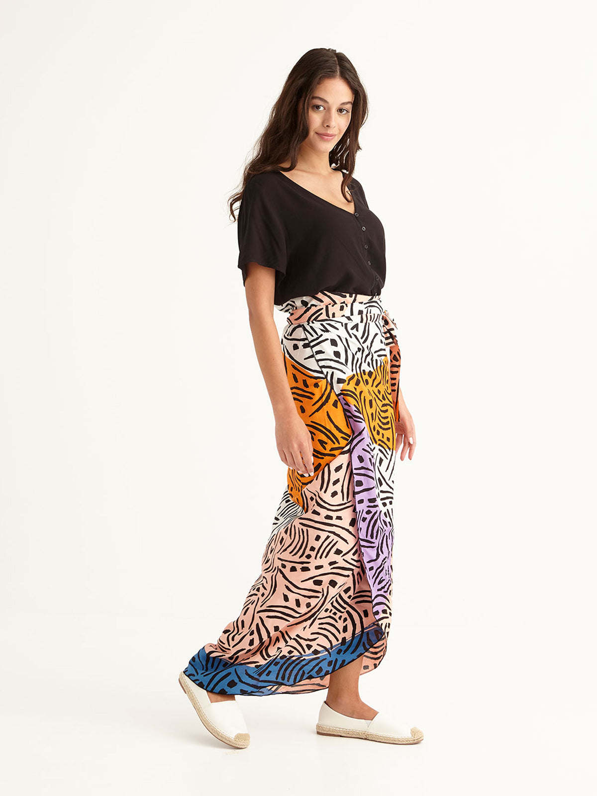 LONG WEEKEND wrap skirt