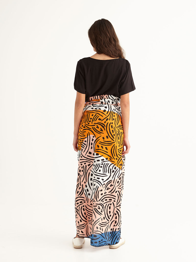 LONG WEEKEND wrap skirt