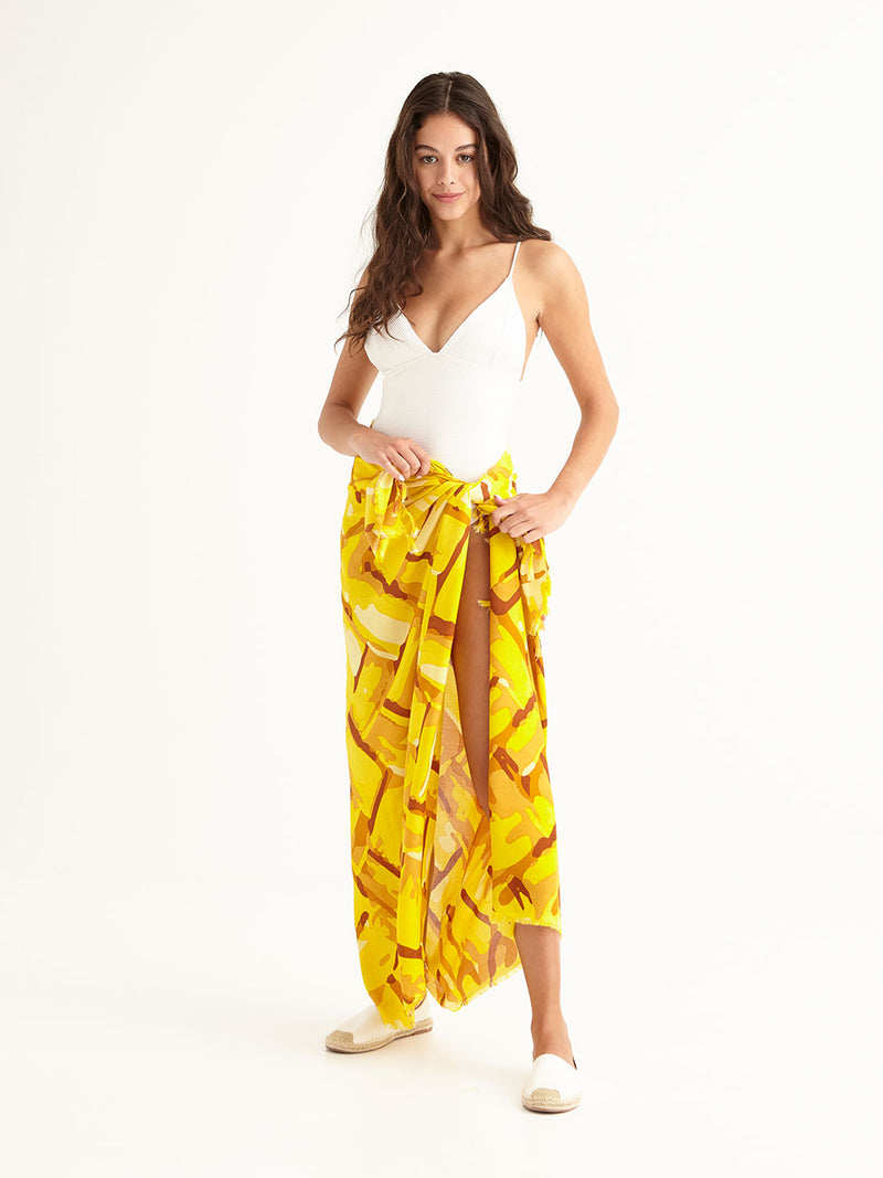 STRAW pareo sarong
