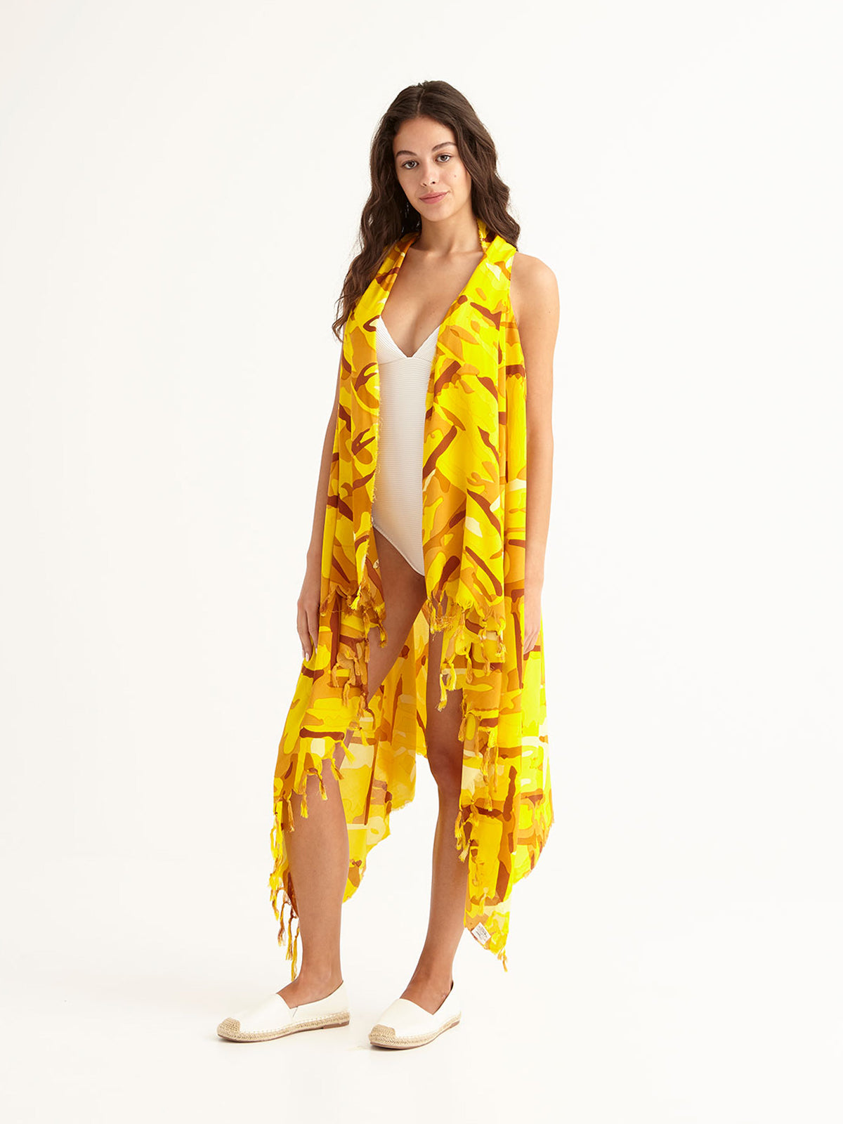 STRAW pareo vest