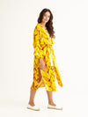 STRAW beach robe with side pockets