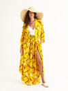STRAW maxi pareo skirt