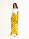 STRAW wrap skirt