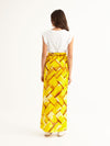 STRAW wrap skirt