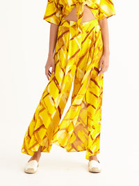 STRAW maxi pants