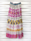 BEACH FLORAL maxi pareo skirt
