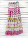 BEACH FLORAL maxi pareo skirt