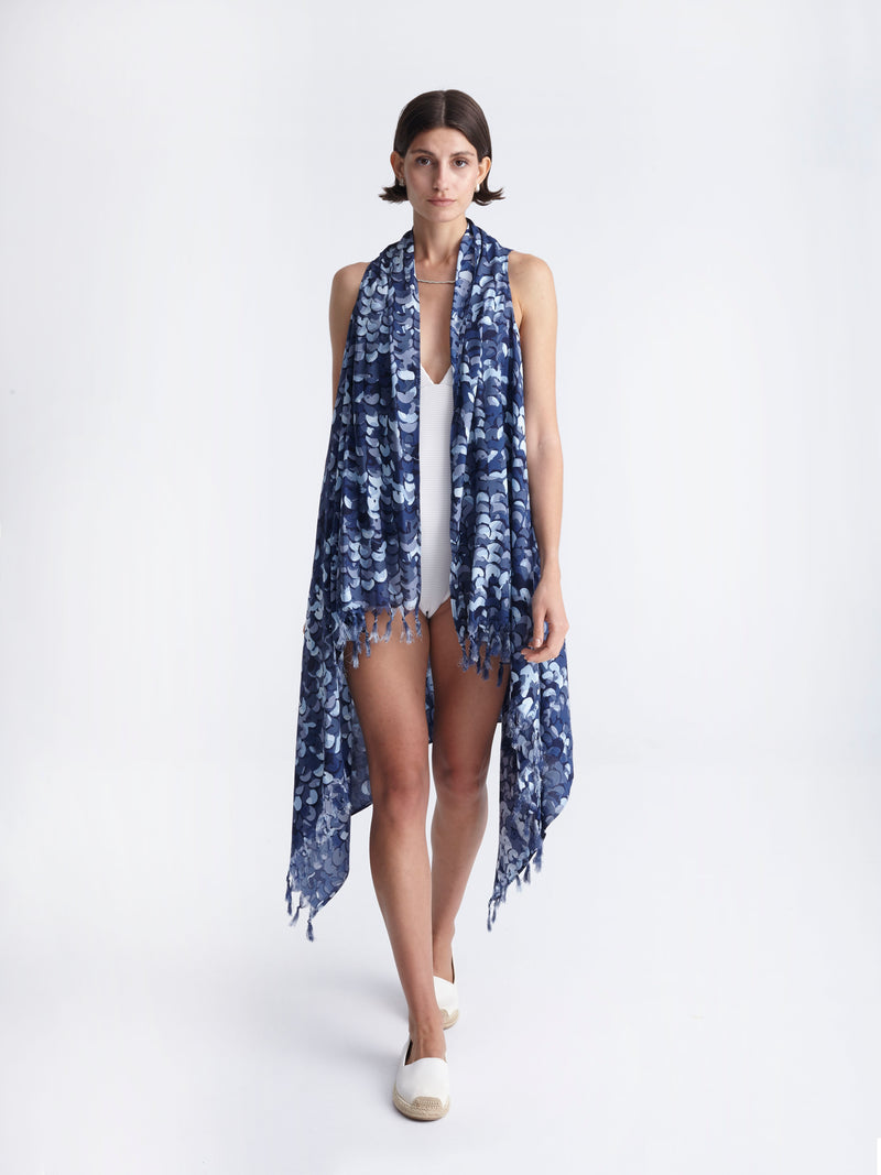 SEQUINS pareo vest