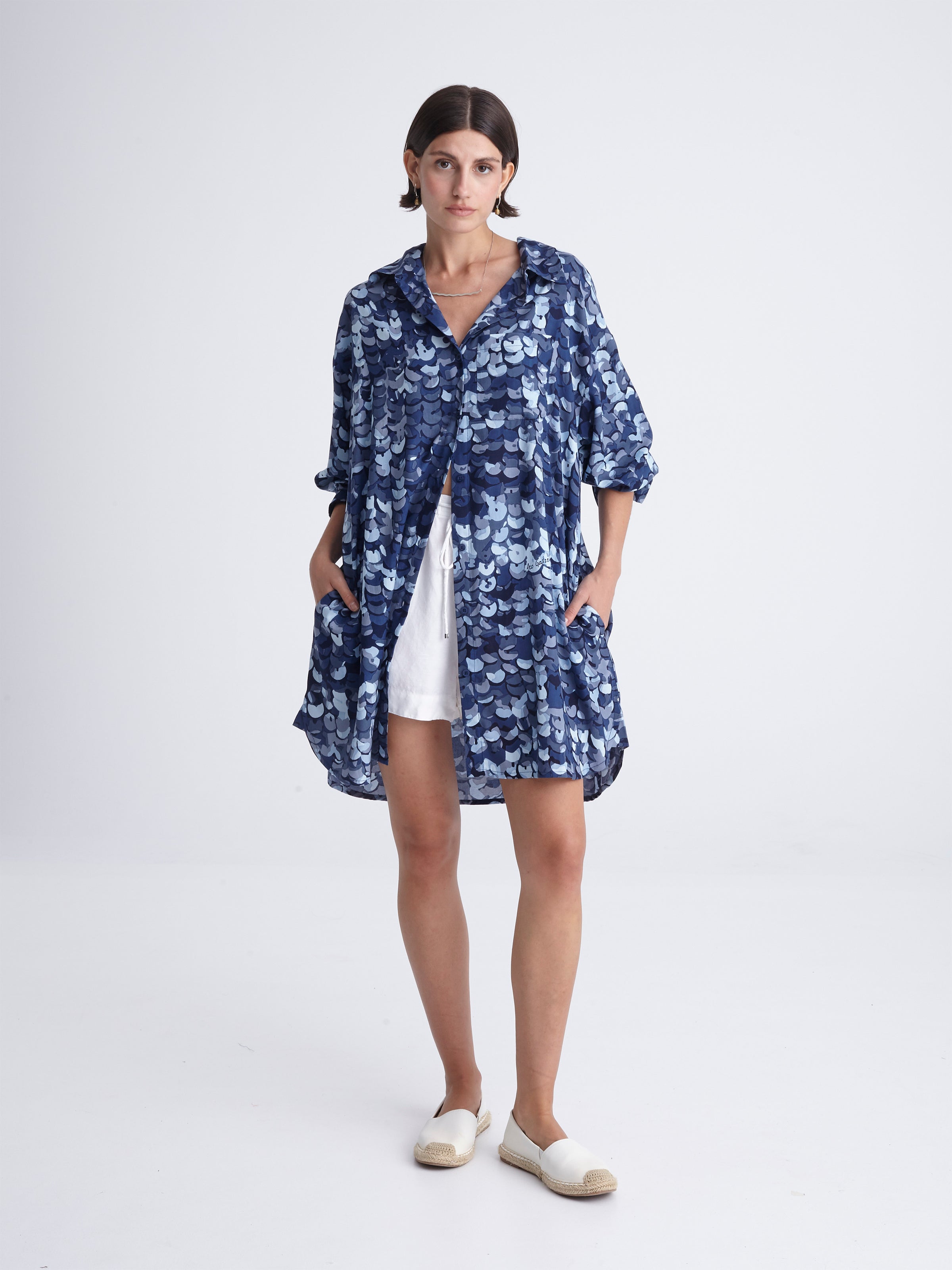 SEQUINS loose shirt