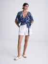 SEQUINS wrap kimono top