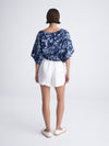 SEQUINS wrap kimono top
