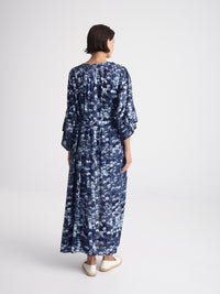 SEQUINS maxi kimono with double shoulders