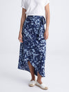 SEQUINS wrap skirt