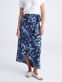 SEQUINS wrap skirt