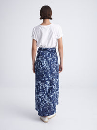 SEQUINS wrap skirt