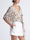 PEARLS wrap kimono top