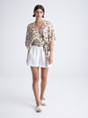 PEARLS wrap kimono top