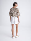 PEARLS wrap kimono top