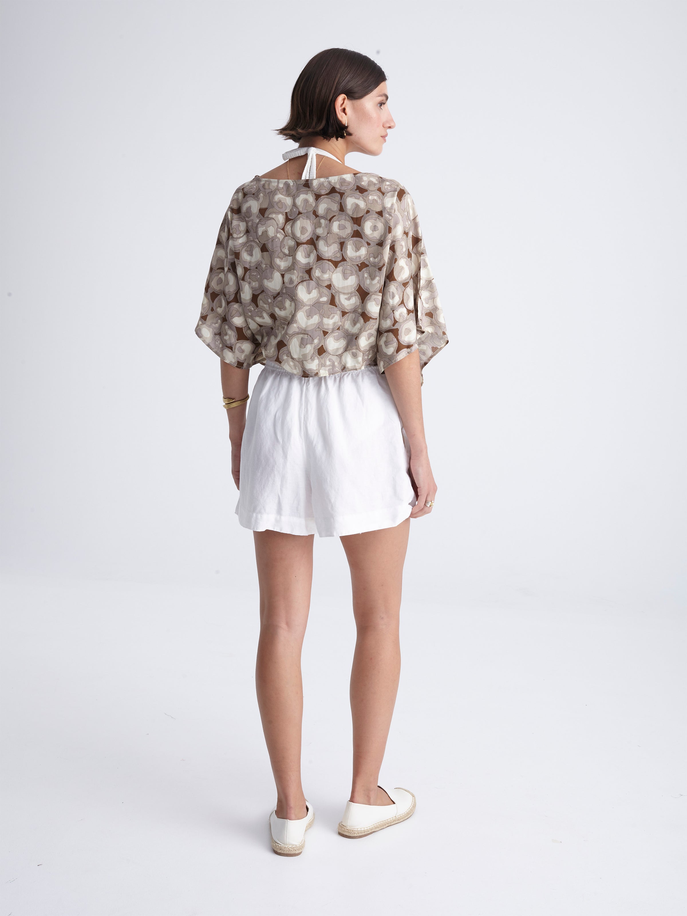 PEARLS wrap kimono top