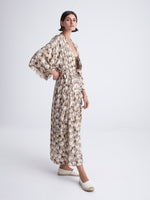 PEARLS maxi kimono with double shoulders