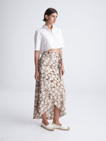 PEARLS wrap skirt