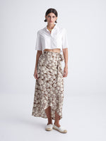 PEARLS wrap skirt