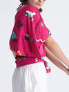 RETROFEELIA wrap kimono top