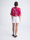 RETROFEELIA wrap kimono top