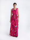 RETROFEELIA open wrap dress
