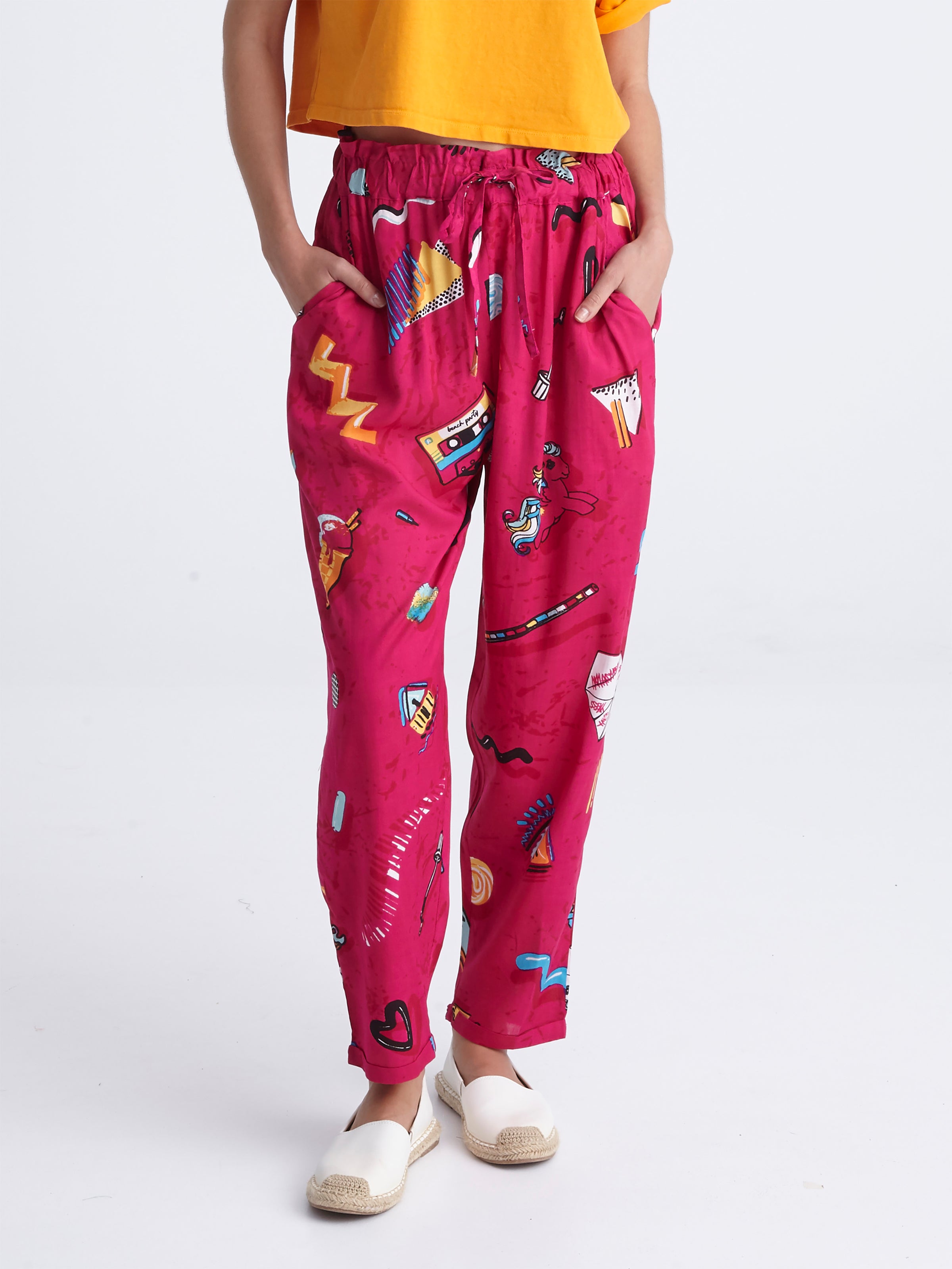RETROFEELIA buggy pants