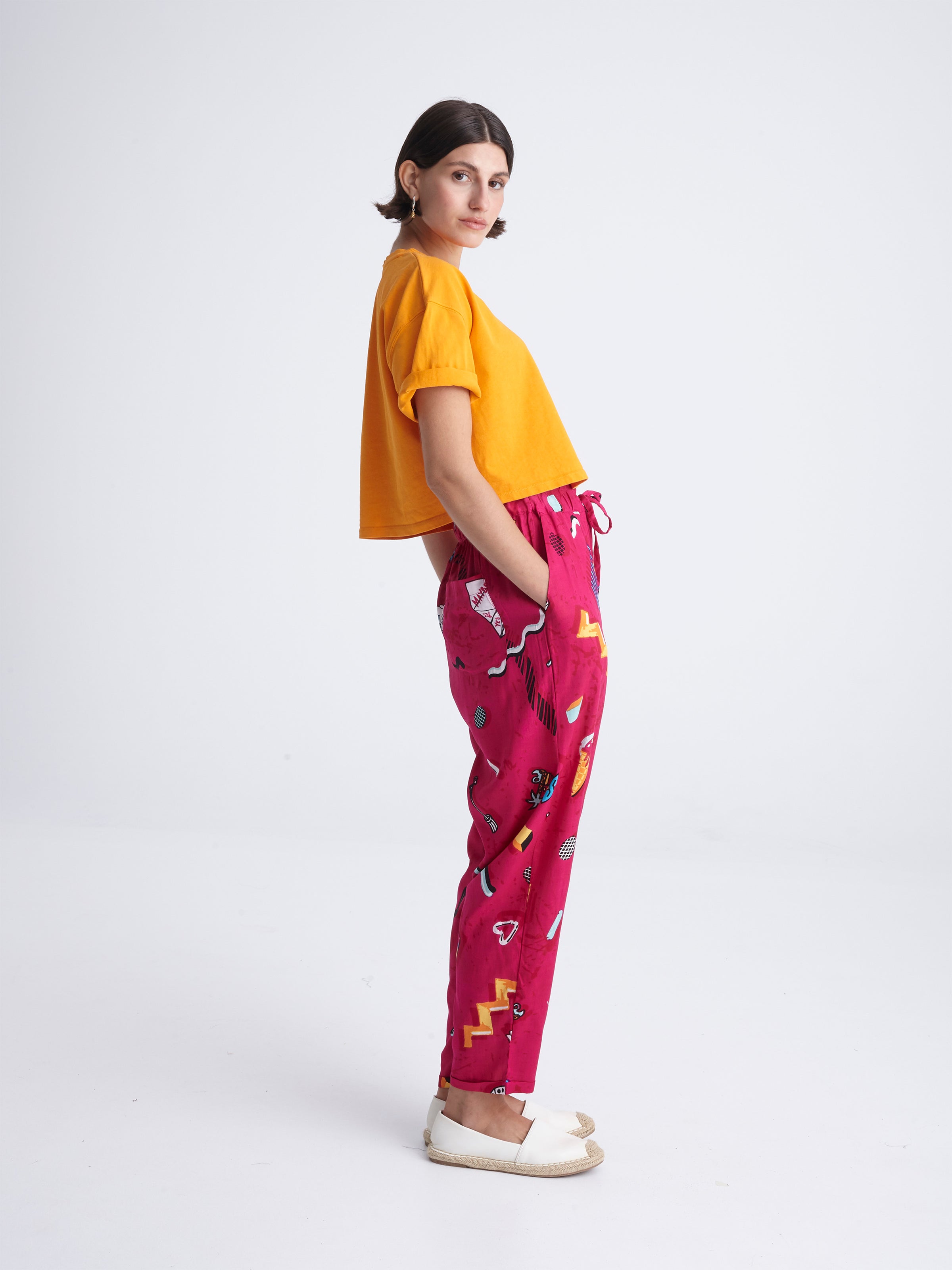 RETROFEELIA buggy pants