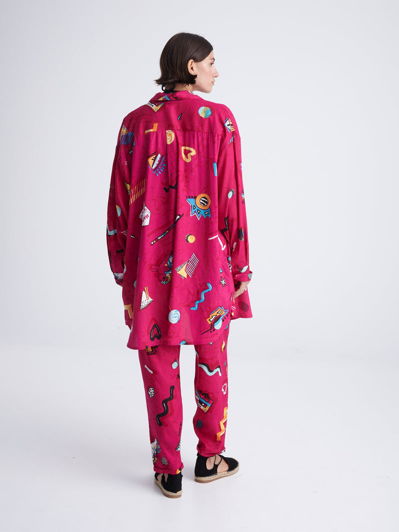 RETROFEELIA buggy pants