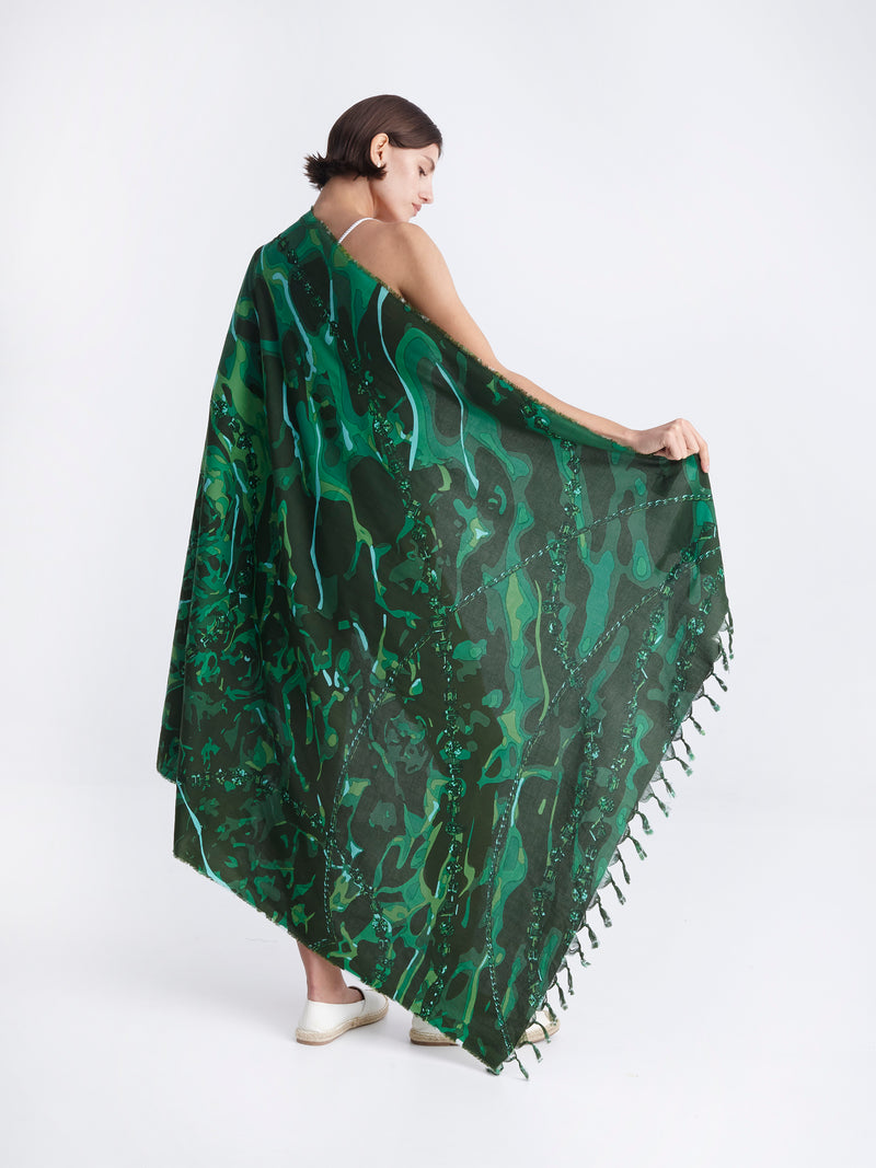 EMERALD DIVE pareo sarong