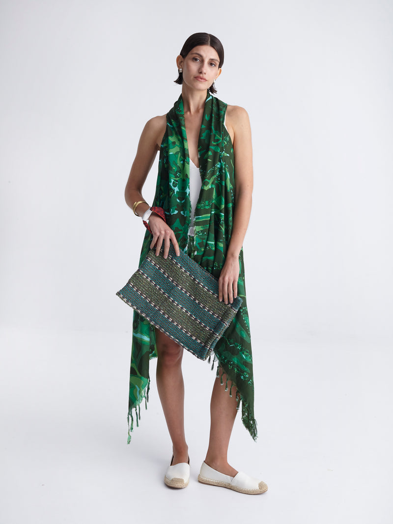 EMERALD DIVE pareo vest