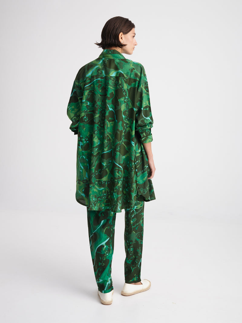 EMERALD DIVE loose shirt