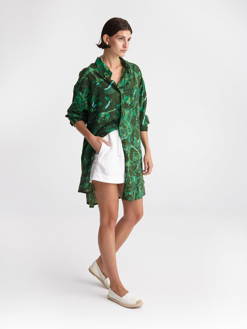 EMERALD DIVE loose shirt