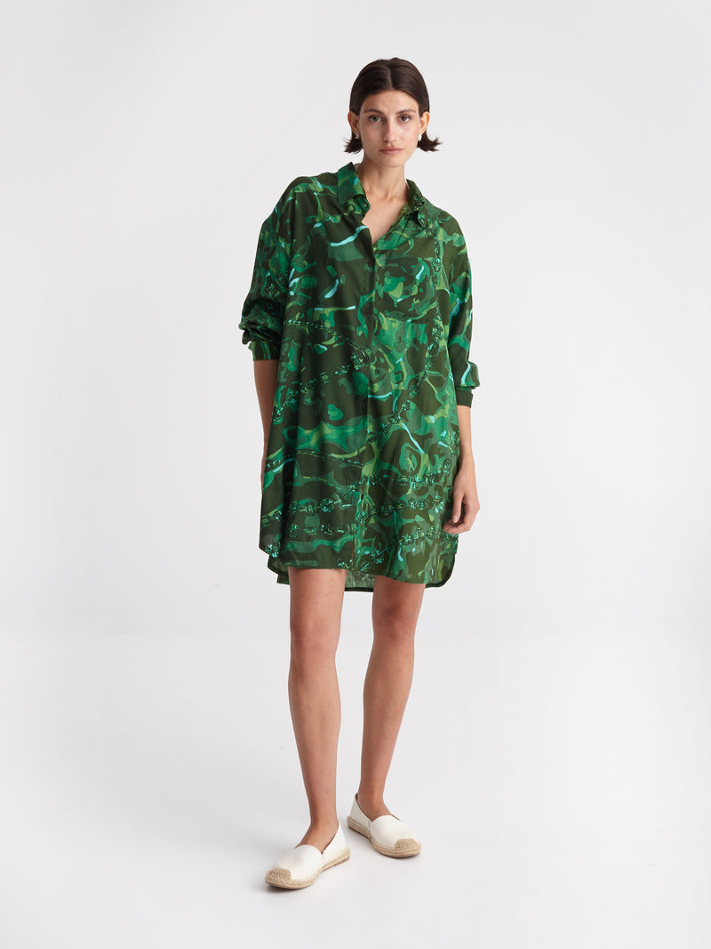 EMERALD DIVE loose shirt