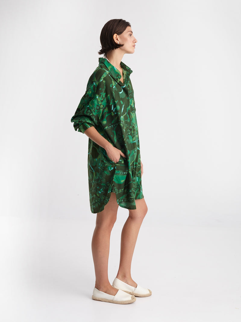 EMERALD DIVE loose shirt