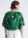 EMERALD DIVE wrap kimono top