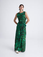 EMERALD DiVE open wrap dress