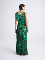 EMERALD DiVE open wrap dress