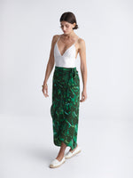 EMERALD DIVE wrap skirt