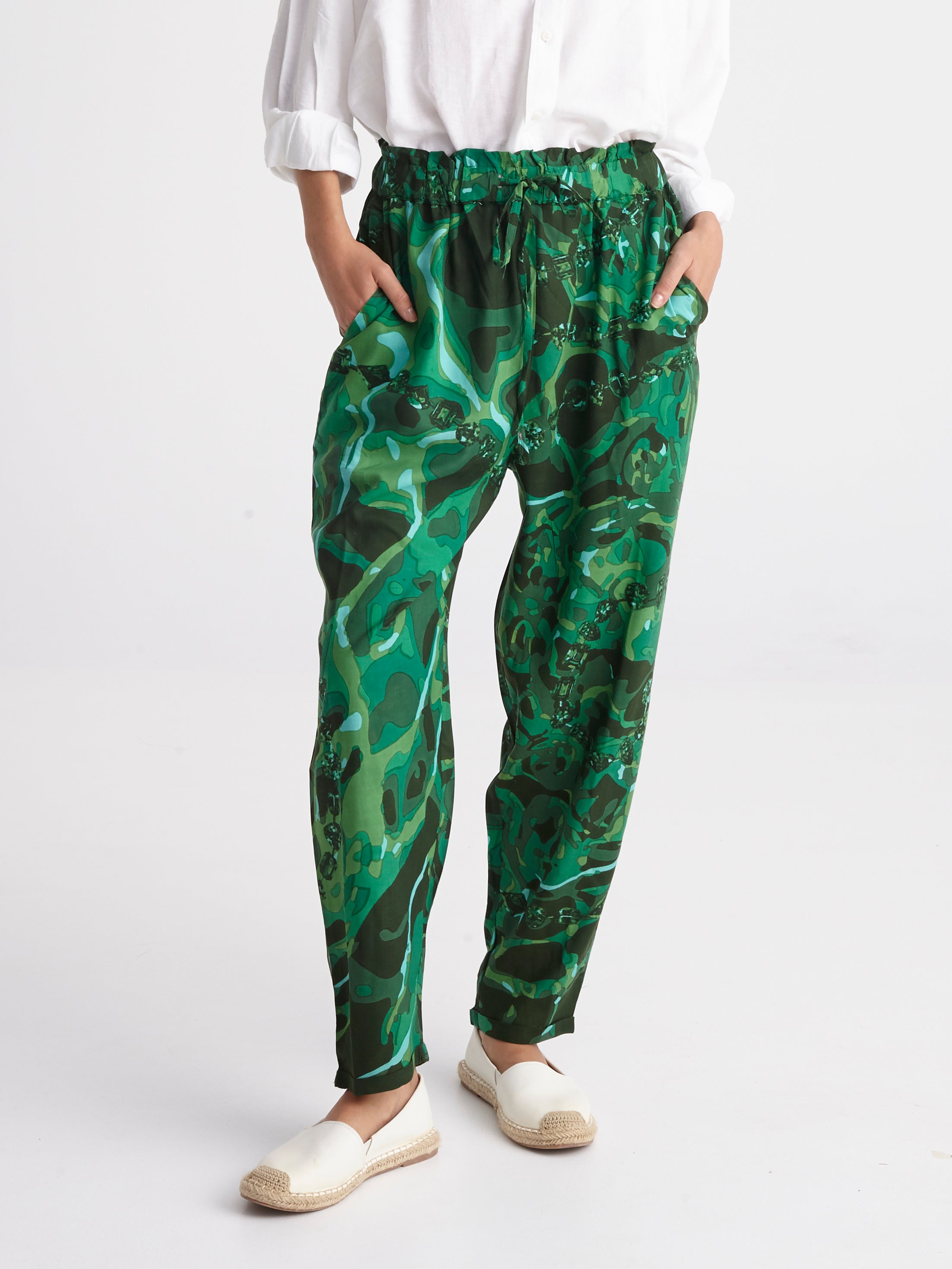 EMERALD DIVE buggy pants