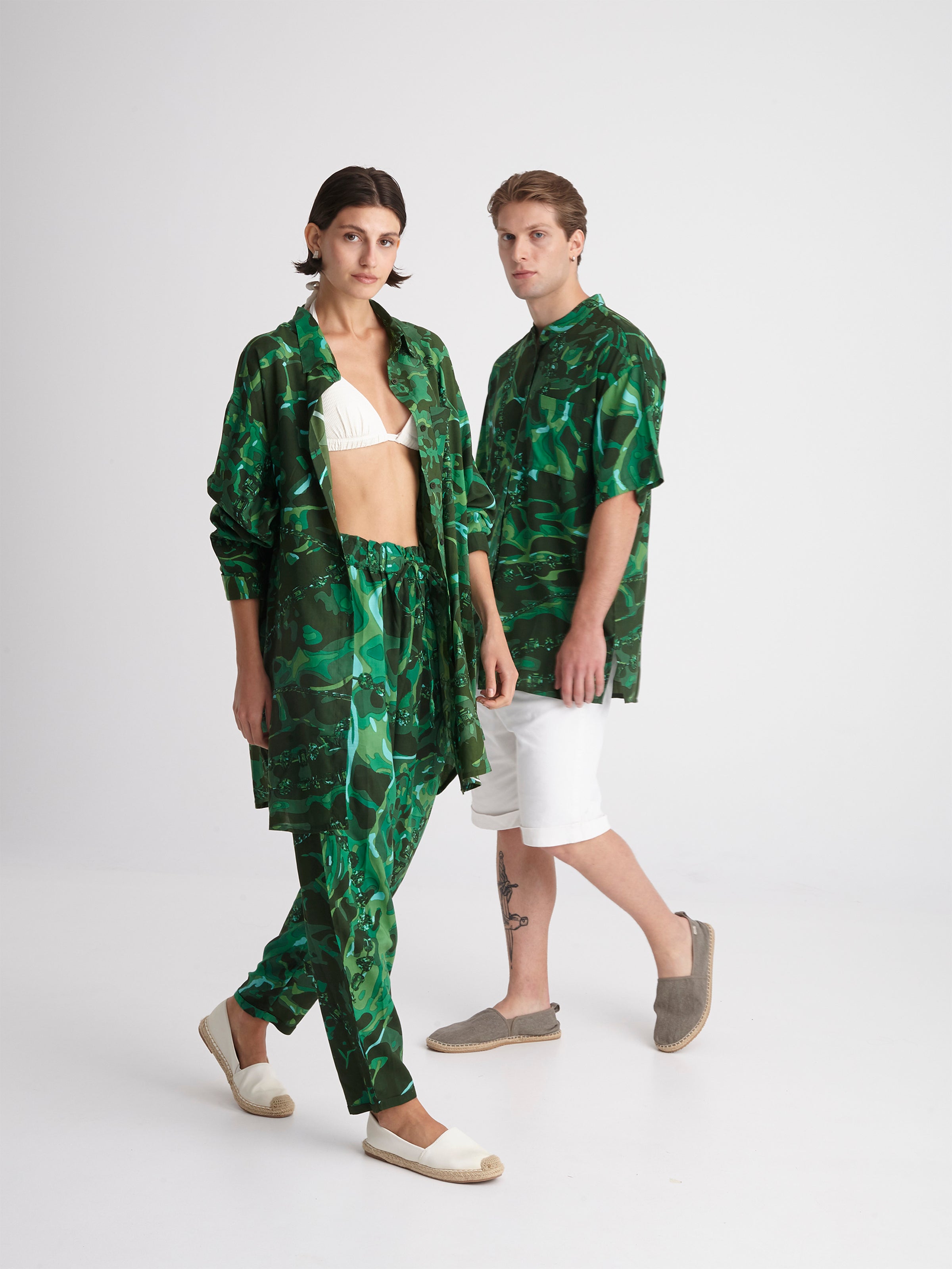 EMERALD DIVE buggy pants