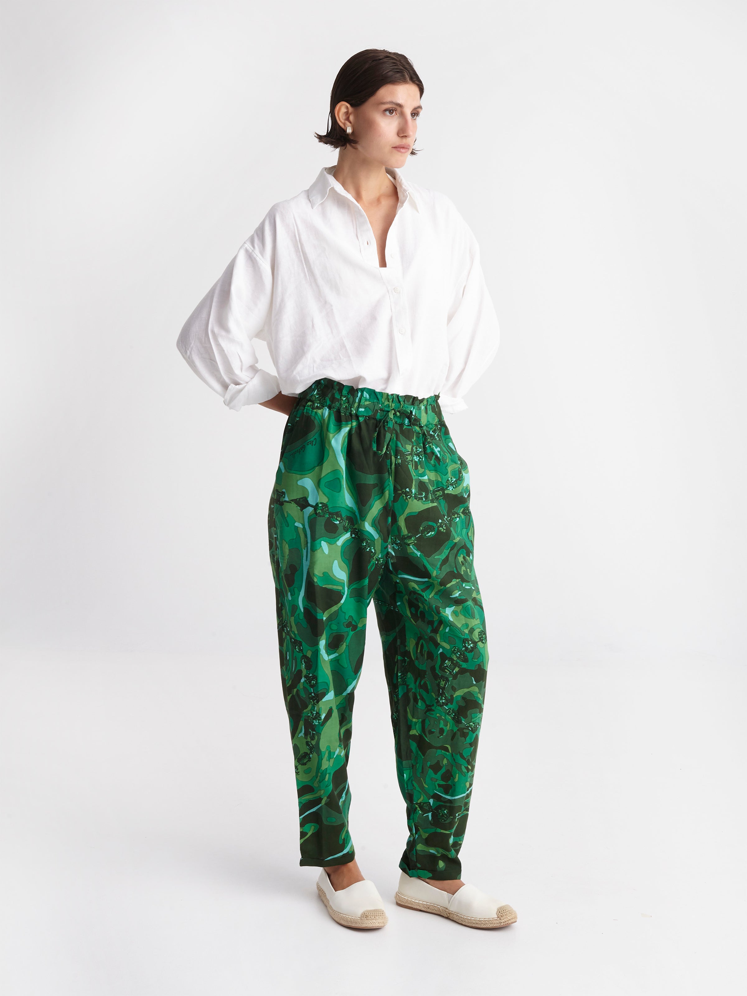 EMERALD DIVE buggy pants
