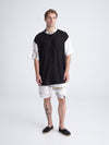BLACK COMPOSE mao men shirt