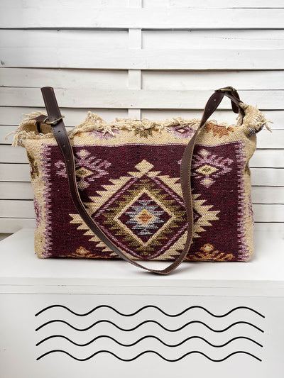 BOHO RHOMBUS carpet weekend bag