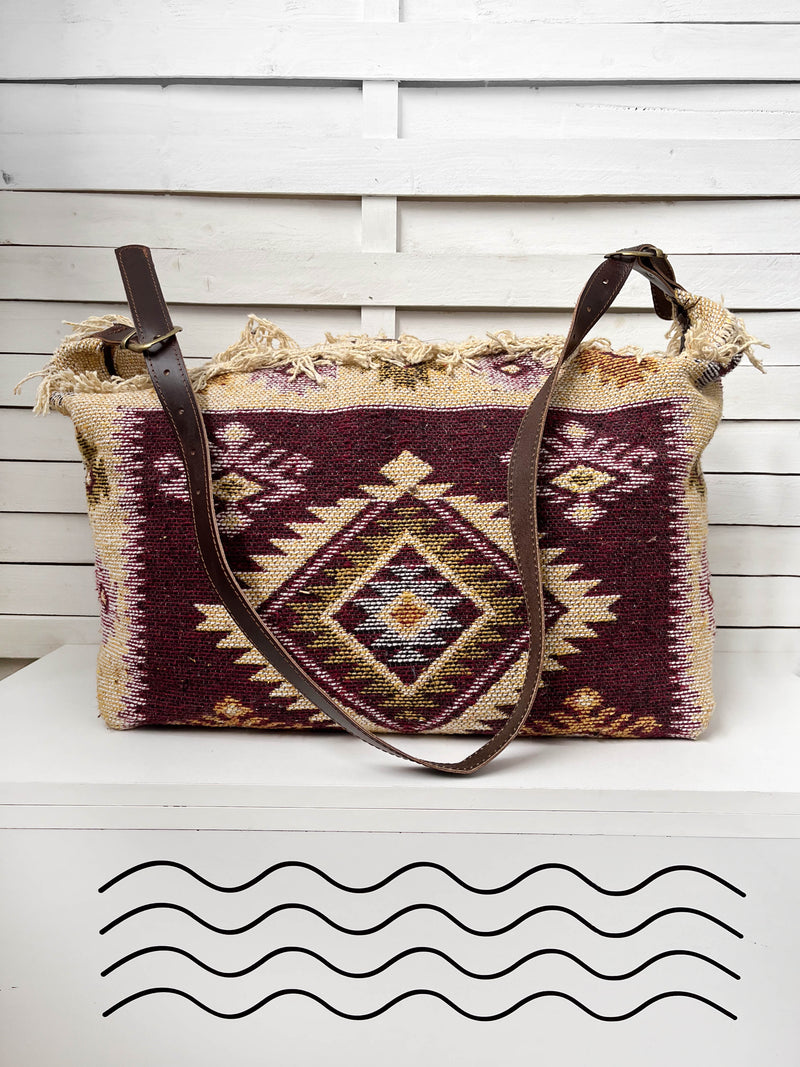 BOHO RHOMBUS carpet weekend bag