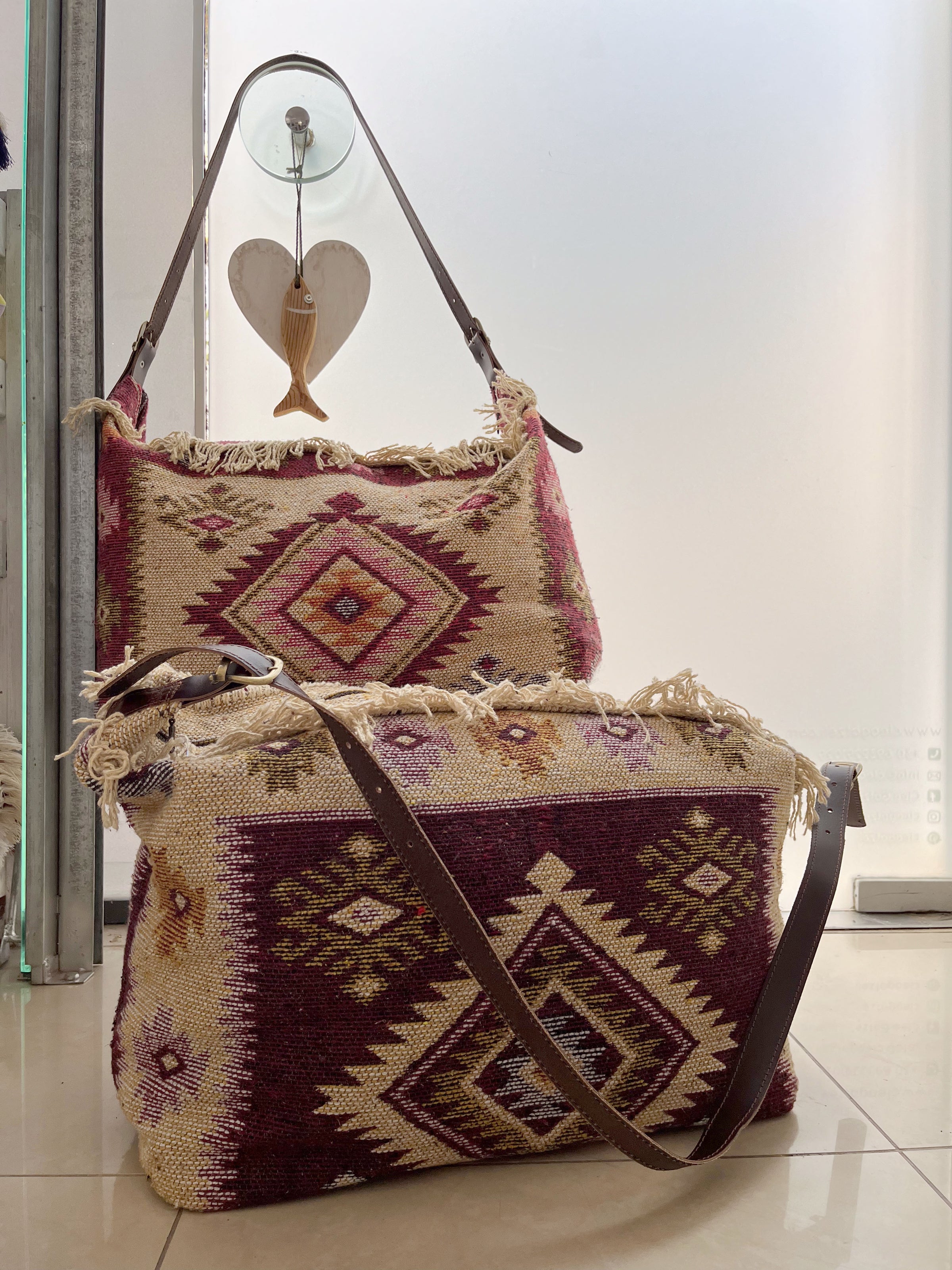 BOHO RHOMBUS carpet weekend bag